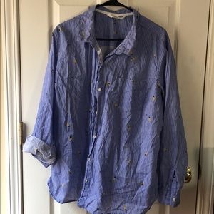 Button down with fruit